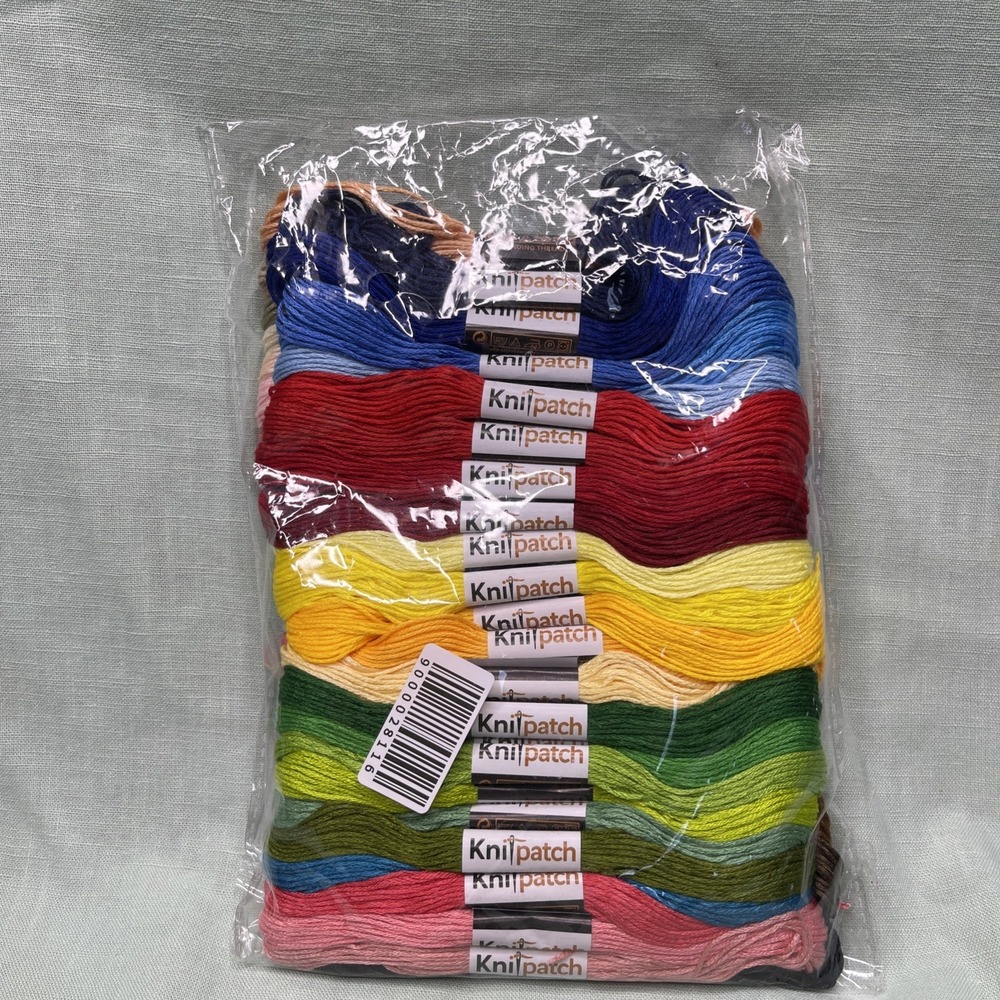 KnitPatch Mending Thread Set 45 Colors Assorted Sewing Embroidery Craft Thread
